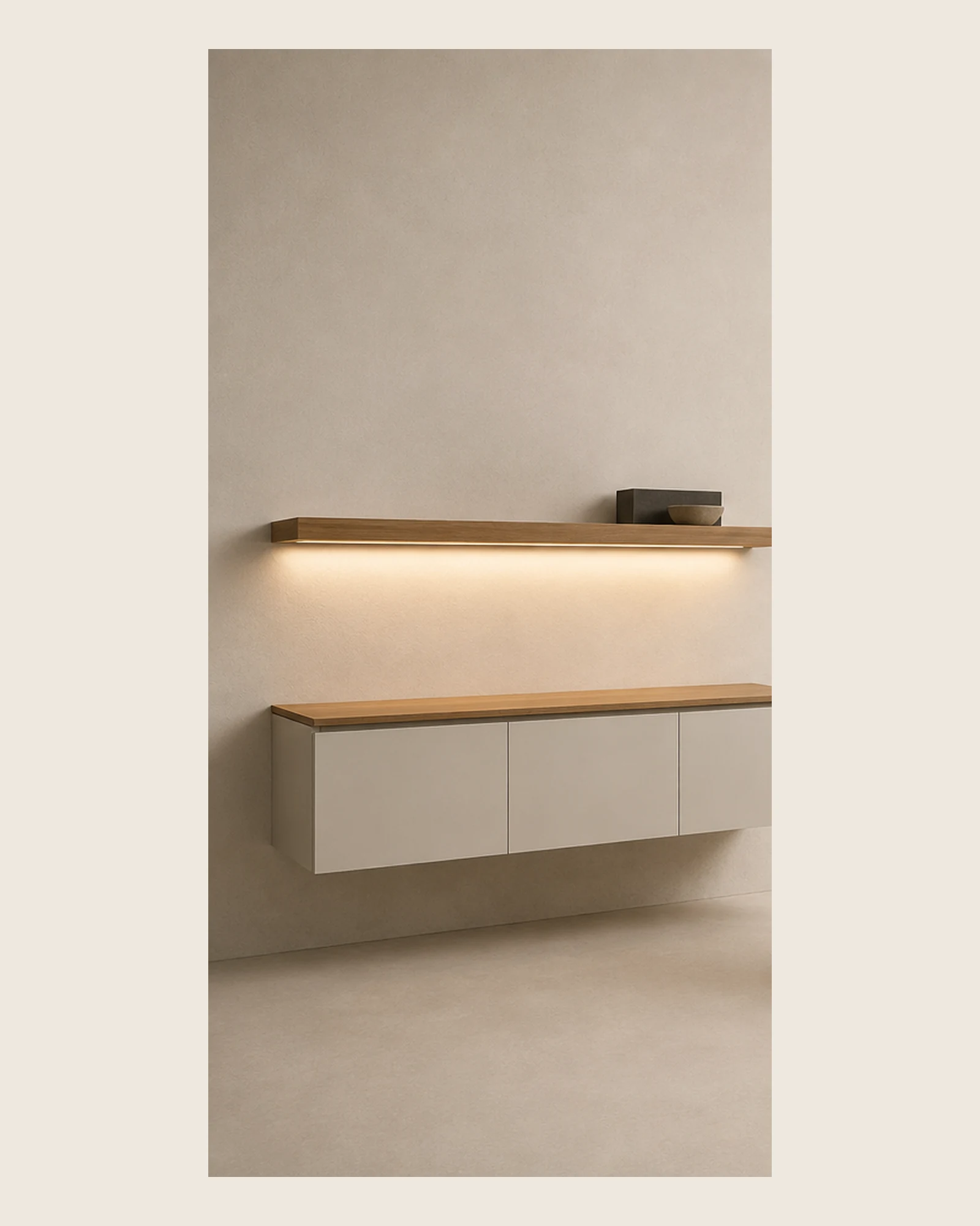 Topla bela LED linija